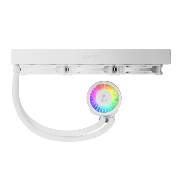 Enfriamiento Líquido Arctic Liquid Freezer III Pro 360 A-RGB | 360 mm | 600 a 3000 RPM | AM5 / AM4 | LGA 1851 / 1700 | ARGB | Blanco | ACFRE00188A