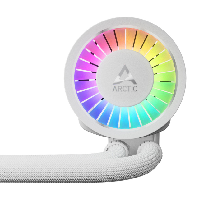 Enfriamiento Líquido Arctic Liquid Freezer III Pro 360 A-RGB | 360 mm | 600 a 3000 RPM | AM5 / AM4 | LGA 1851 / 1700 | ARGB | Blanco | ACFRE00188A