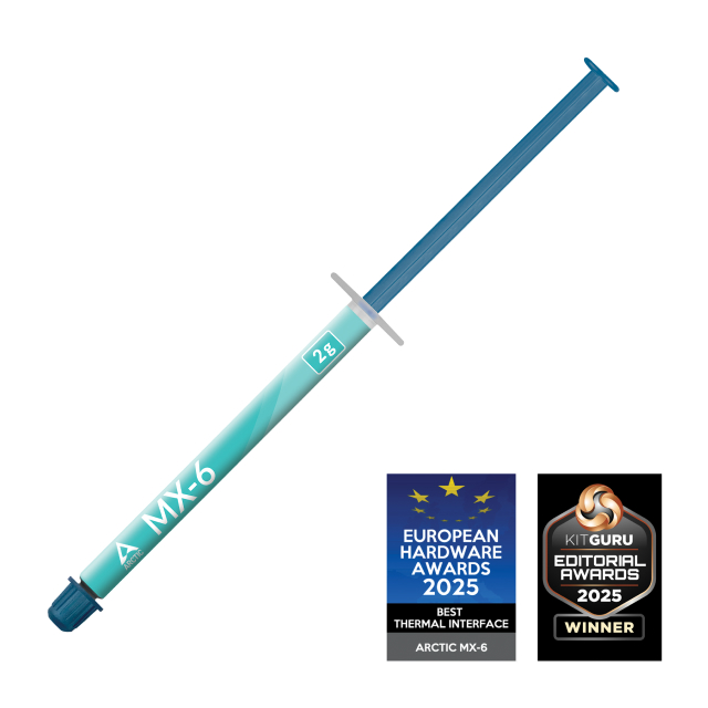Pasta Térmica Arctic MX-6 | 2 g | -50 a +150°C | Gris | ACTCP00079A
