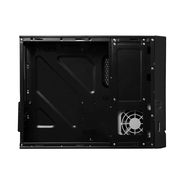 Gabinete Slim Acteck Atom GS240 | Negro | M-ATX | 2x USB 2.0 +1xFan | Incluye fuente de poder 450W | AC-92904