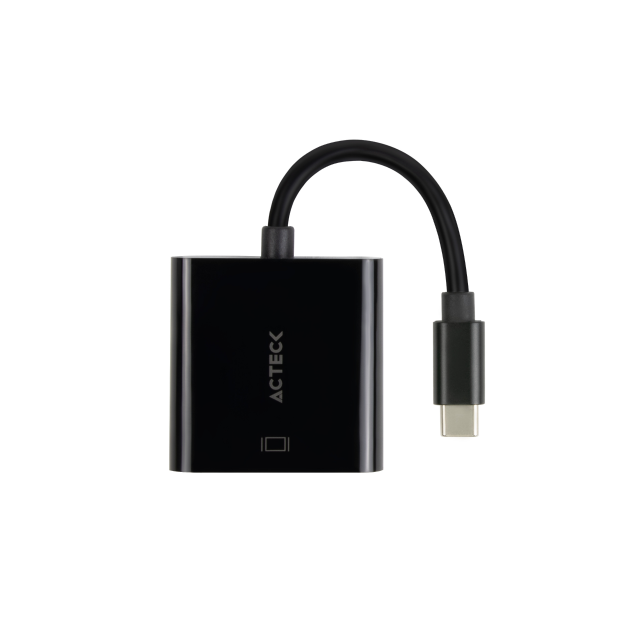 Adaptador Acteck | USB C Macho - VGA Shift Plus AV415 Hembra | AC-934725