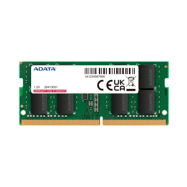 Memoria RAM SO-DIMM ADATA Premier | 8GB | DDR4 | 2666 MT/s | CL19 | Non-ECC | Para Laptop | Verde / Negro / Blanco | AD4S26668G19-SGN