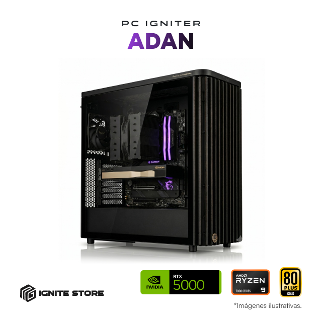 PC Gamer Igniter Adan | R9 7900X | RTX 5000 Ada 32GB | 32GB de RAM | SSD 2TB