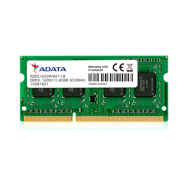 MEMORIA RAM DDR3L 8GB 1600MHZ ADATA - ADDS1600W8G11-S