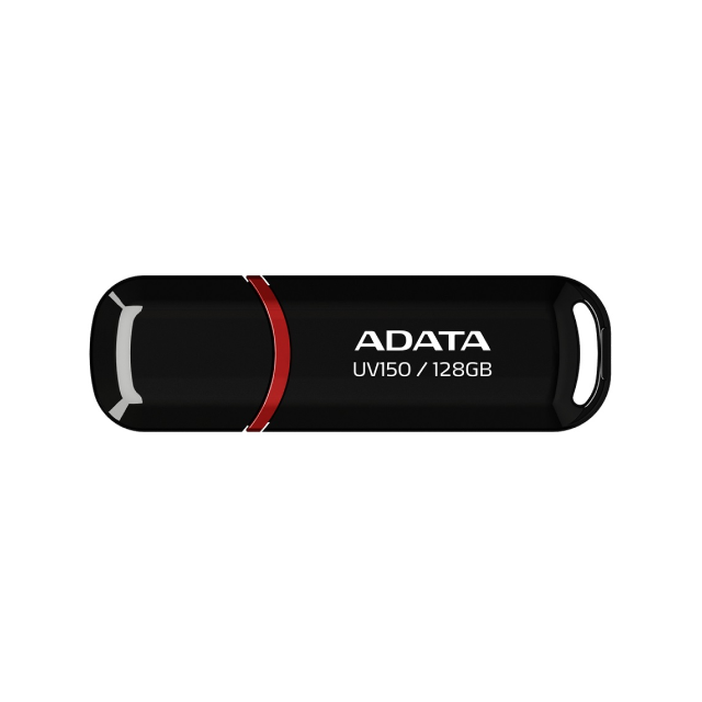 Memoria Flash USB 3.2 ADATA UV150 | 128GB | Negro | AUV150-128G-RBK