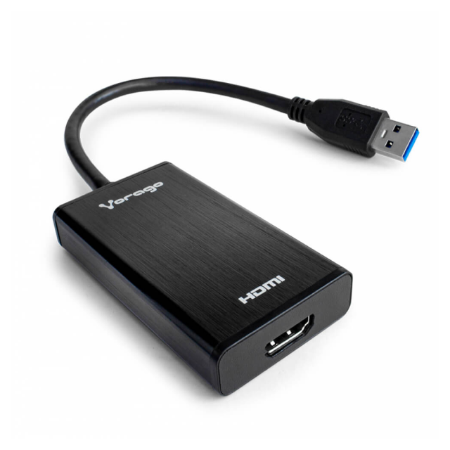 Adaptador Vorago ADP-204 | USB 3.0 a HDMI | FHD 1080p | ADP-204