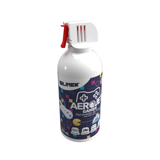 Aire Comprimido Silimex Aerojet Gamer | Removedor de polvo para consolas y equipo gamer | 300ml. | 7503018454016