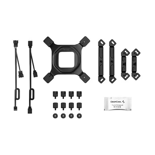 Disipador de Aire DeepCool AG620 BK ARGB V2 | 120 mm | 300 a 1950 RPM | 29.4 dBA | AM5 / AM4 | LGA 1851 / 1700 / 1200 / 1151 / 1150 / 1155 | ARGB | Negro | R-AG620-BKAMMN-GJD