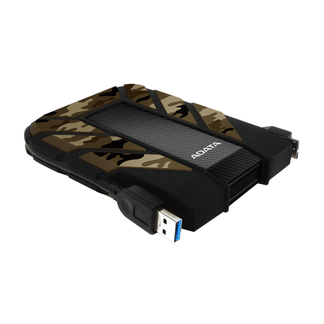 Disco Duro Externo ADATA HD710M Pro | 1TB | USB 3.2 | Resistencia al Agua IPX8 | Resistencia al Polvo IP6X | Grado Militar | Camuflaje | AHD710MP-1TU31-CCF