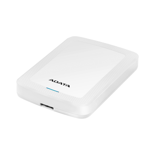 Disco Duro Externo ADATA HV300 | 2TB | USB 3.2 | Blanco | AHV300-2TU31-CWH