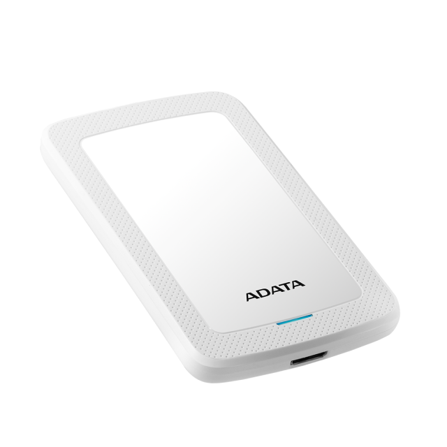 Disco Duro Externo ADATA HV300 | 2TB | USB 3.2 | Blanco | AHV300-2TU31-CWH