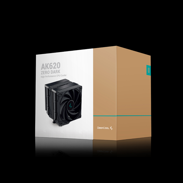 Disipador de Aire Deepcool AK620 Zero Dark | 120mm | AMD AM5/AM4 | LGA 1700 | 500-1850 RPM | 28 dB | R-AK620-BKNNMT-G-1