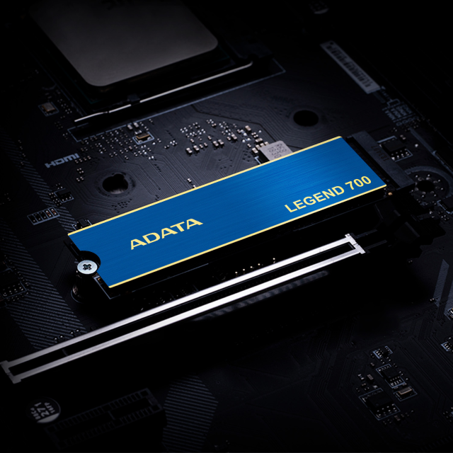 Unidad SSD ADATA LEGEND 700 | 1TB | M.2 2280 | NVMe 1.3 | 4 x PCIe 3.0 | 2000MB/s Lectura | 1600MB/s Escritura | Azul | ALEG-700-1TCS