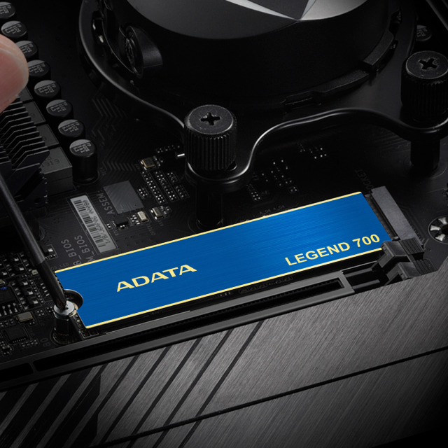 Unidad SSD ADATA LEGEND 700 | 1TB | M.2 2280 | NVMe 1.3 | 4 x PCIe 3.0 | 2000MB/s Lectura | 1600MB/s Escritura | Azul | ALEG-700-1TCS