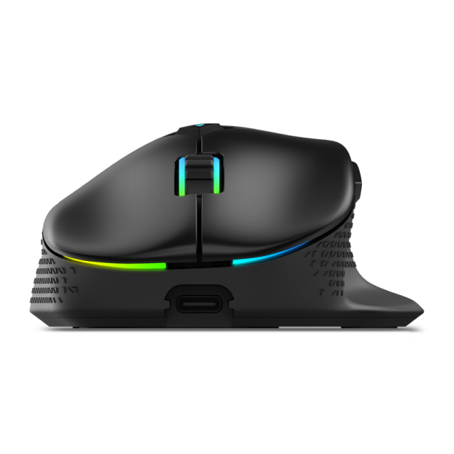 Mouse Gamer Inalámbrico ADATA XPG ALPHA WIRELESS | 100 a 16000 DPI | Sensor Óptico PixArt PAW 3335 | 40 g | Hasta 60 Hrs de Batería | RGB | Negro | ALPHAWL-BKCWW
