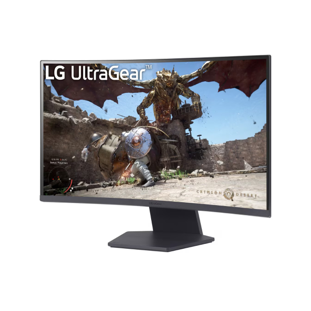 Monitor Curvo LG UltraGear | 27" | QHD | 2560 x 1440 (VA) | 180 Hz | 1 ms (GtG) | FreeSync | 27GS60QC-B