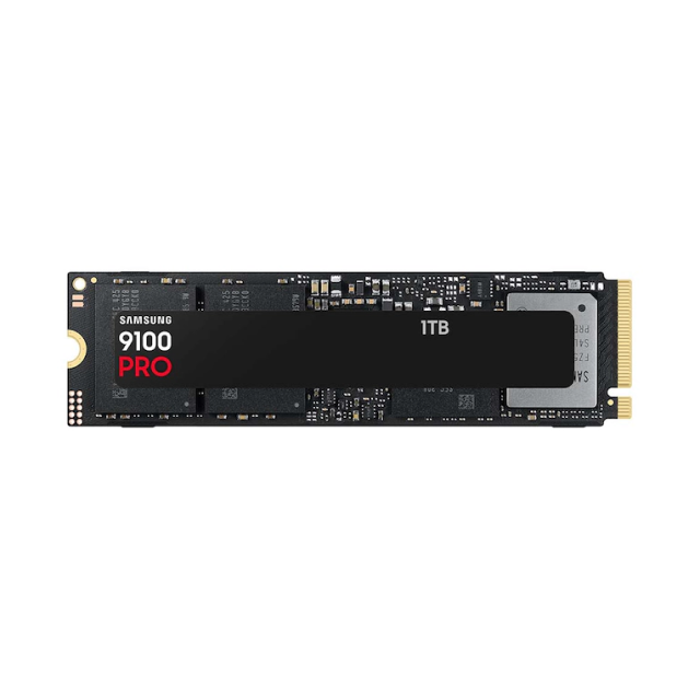 Unidad SSD Samsung 9100 PRO | 1 TB | PCIe 5.0 | NVMe 2.0 | Lectura 14,700 MB/s  / Escritura 13,300 MB/s | MZ-VAP1T0B/AM
