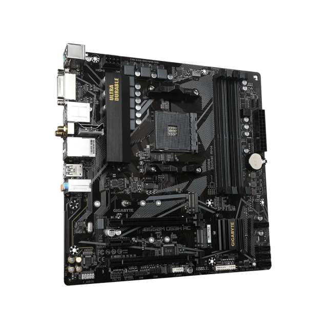 Tarjeta Madre GIGABYTE B550M DS3H AC (rev. 1.5) | Micro ATX | AM4 | DDR4 Hasta 128GB | B550M DS3H AC