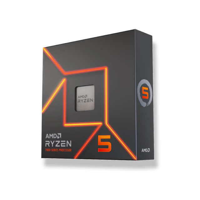 Procesador AMD Ryzen 5 7600X | 6 Núcleos | 12 Hilos | 4.7 GHz / 5.3 GHz (Máx) | AM5 |  AMD Radeon Graphics | (No incluye Disipador) | 100-100000593WOF