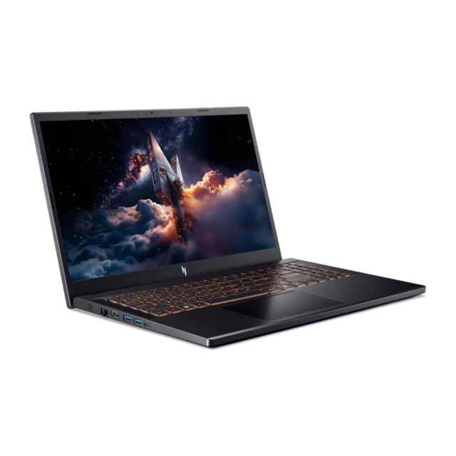 Laptop Gamer Acer Nitro | Pantalla de 15.6" / FHD | Intel Core i5-13420H | RTX 5050 de 8GB GDDR7 | 16GB DDR4 | 512GB SSD | Windows 11 Home | Teclado en Inglés | Color Obsidian Black | ANV15-52-57BB