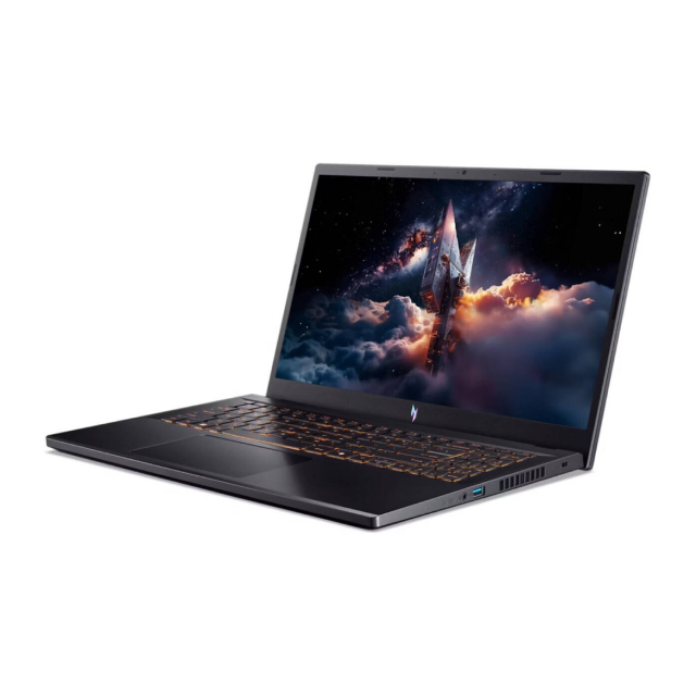 Laptop Gamer Acer Nitro | Pantalla de 15.6" / FHD | Intel Core i5-13420H | RTX 5050 de 8GB GDDR7 | 16GB DDR4 | 512GB SSD | Windows 11 Home | Teclado en Inglés | Color Obsidian Black | ANV15-52-57BB