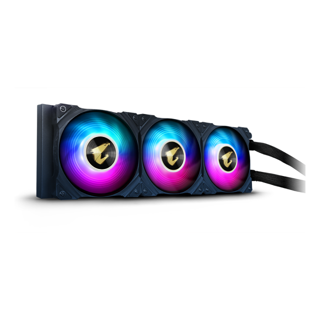 Enfriamiento Liquido AOURUS WATERFORCE 360 | 360mm | Intel / AMD | 950 - 2150 RPM | RGB FUSION 2.0 | GP-AORUS WATERFORCE 360 