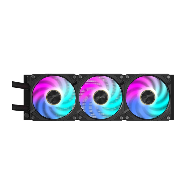 Enfriamiento Líquido GIGABYTE AORUS Waterforce X II 360 | 360mm | LCD Display | Intel 1851,1700, / AMD AM4/AM5 | 2500~3000 RPM | 12~37.5 dBA | GP-AORUS WATERFORCE X II 360