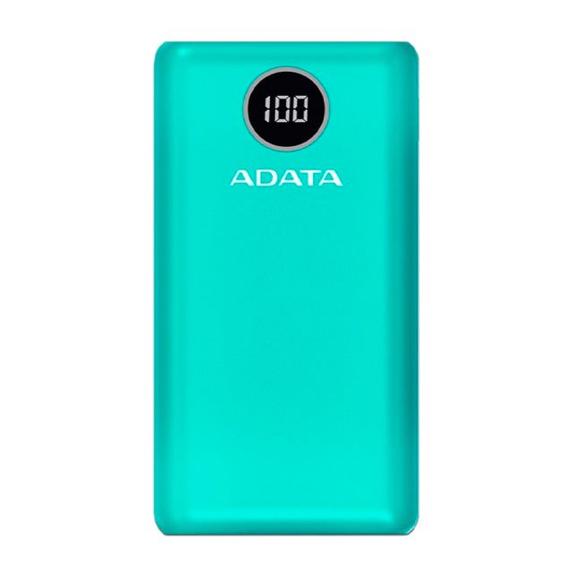 Powerbank ADATA P20000QCD | Carga Rápida | Hasta 3 Dispositivos Simultáneos | USB-A / USB-C | Azul | AP20000QCD-DGT-CGN