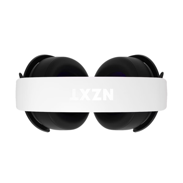 Diadema Alámbrica NZXT Relay | Micrófono Unidireccional Desmontable | Audio Hi-Res | DTS Headphone: X (Audio 3D) | PC / Mac / PlayStation / Xbox / Switch / Móvil | Blanco | AP-WCB40-W2