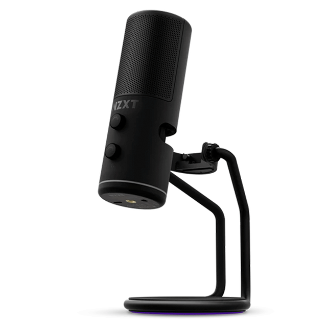 MICROFONO GAMER NZXT CAPSULE BLACK CON SOPORTE - USB-C -AP-WUMIC-B1