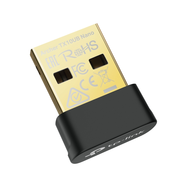 Adaptador Wi-Fi y Bluetooth TP-Link Archer T2UB Nano | Doble Banda 2.4 / 5 GHz | Wi-Fi 6 | Bluetooth 5.3 | Archer TX10UB Nano