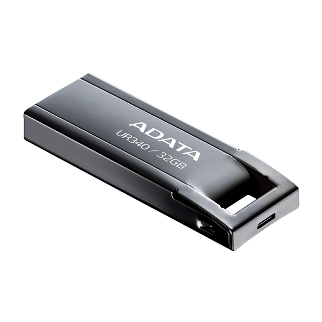 Memoria Flash USB ADATA UR340 | 32GB | USB 3.2 | Negro | AROY-UR340-32GBK