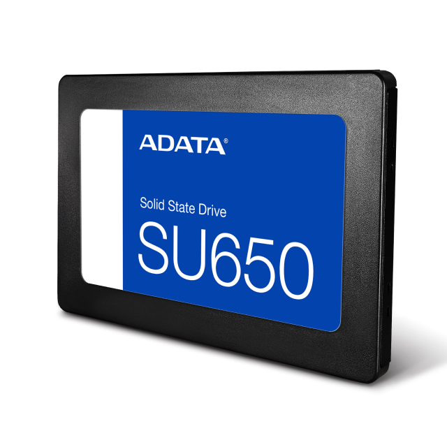 Unidad SSD ADATA SU650 | 512GB | 2.5" | SATA III | 520MB/s Lectura | 450MB/s Escritura | Negro / Azul | ASU650SS-512GT-R