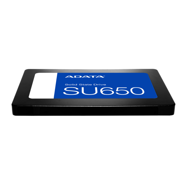 Unidad SSD ADATA SU650 | 512GB | 2.5" | SATA III | 520MB/s Lectura | 450MB/s Escritura | Negro / Azul | ASU650SS-512GT-R