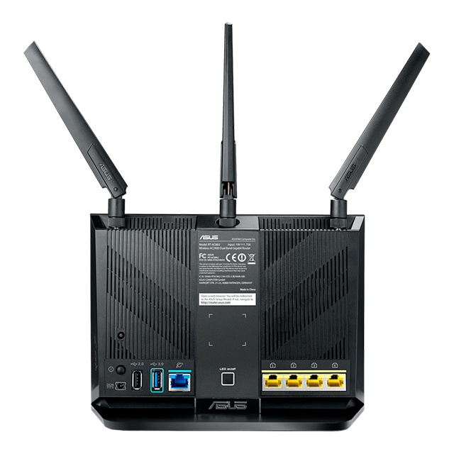 ROUTER GAMER ASUS -AC2900 DUAL BAND GAMING MIMO 3 ANTENAS RT AC86U