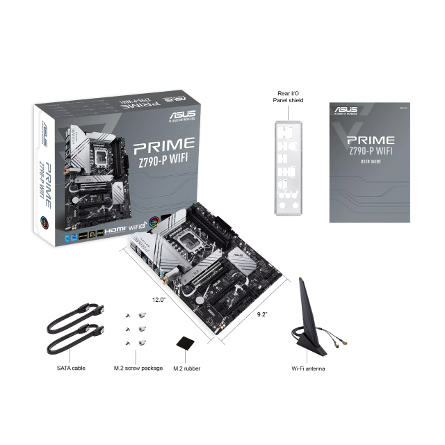 Tarjeta Madre ASUS Prime Z790-P WIFI | Intel Z790 LGA 1700 ATX | PCIe 5.0 | HDMI / DisplayPort | Wi-Fi 6 y Bluetooth v5.2 | PRIME Z790-P WIFI