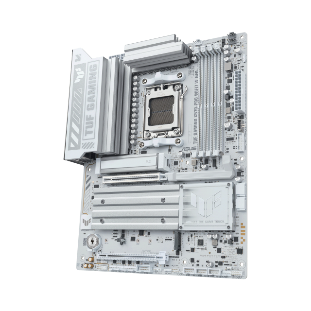 Tarjeta Madre ASUS TUF GAMING X870-PRO WIFI7 W NEO | ATX | Socket AM5 | Chipset AMD X870 | DDR5 (Hasta 256GB) | HDMI / USB-C | Wi-Fi 7 | Bluetooth 5.4 | Blanco | TUF GAMING X870-PRO WIFI7 W NEO