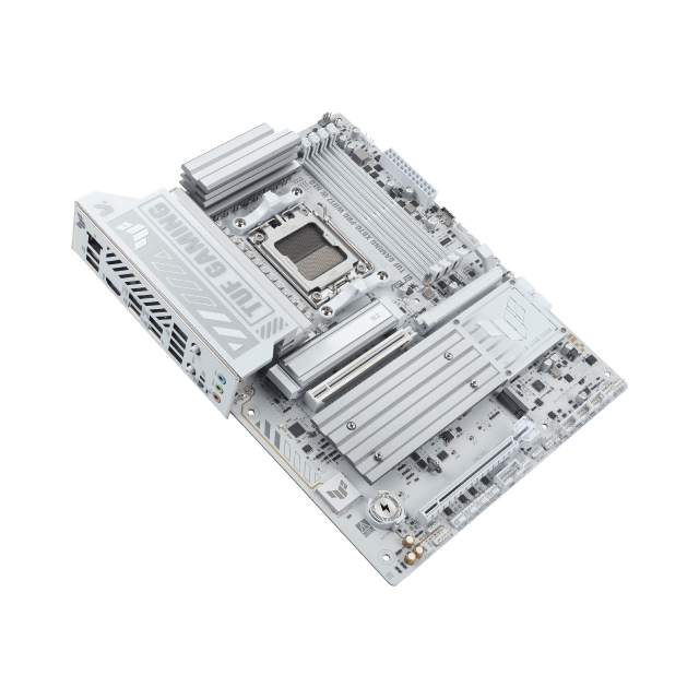 Tarjeta Madre ASUS TUF GAMING X870-PRO WIFI7 W NEO | ATX | Socket AM5 | Chipset AMD X870 | DDR5 (Hasta 256GB) | HDMI / USB-C | Wi-Fi 7 | Bluetooth 5.4 | Blanco | TUF GAMING X870-PRO WIFI7 W NEO