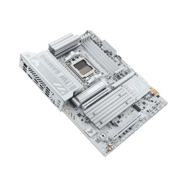 Tarjeta Madre ASUS TUF GAMING X870-PRO WIFI7 W NEO | ATX | Socket AM5 | Chipset AMD X870 | DDR5 (Hasta 256GB) | HDMI / USB-C | Wi-Fi 7 | Bluetooth 5.4 | Blanco | TUF GAMING X870-PRO WIFI7 W NEO