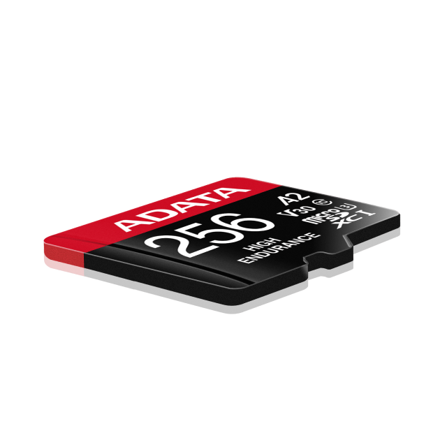 Memoria microSDXC ADATA High Endurance | 256GB | UHS-I U3 Clase 10 | Clase V30 | A2 | 100MB/s Lectura | 85MB/s Escritura | AUSDX256GUI3V30SHA2-RA1