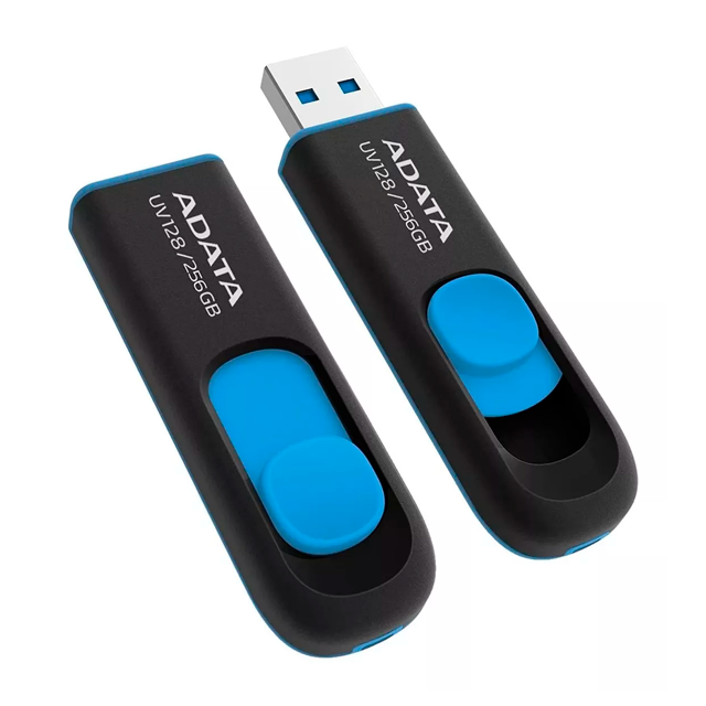 MEMORIA FLASH ADATA 256GB USB 3.2 GEN 1 - AUV128-256G-RBE