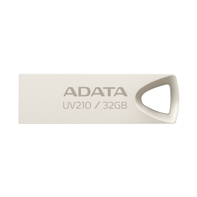 Memoria Flash USB ADATA UV210 | 32GB | USB 2.0 | Metálico | AUV210-32G-RGD