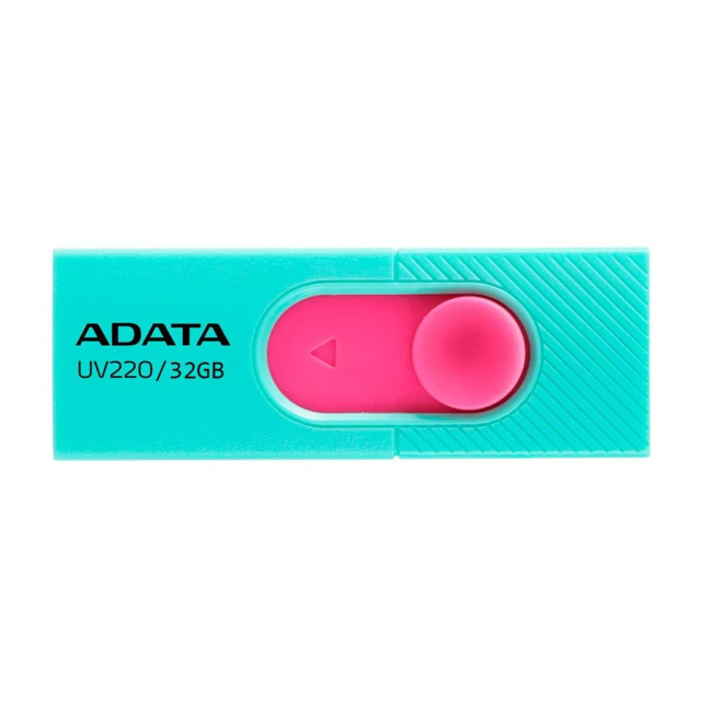 Memoria Flash USB ADATA UV220 | 32GB | USB 2.0 | Rosa / Azul | AUV220-32G-RGNPK