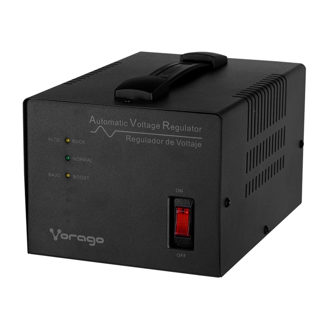 REGULADOR DE VOLTAJE VORAGO AVR-400 3,000VA/1,800W 4 CONTACTOS / AVR-400