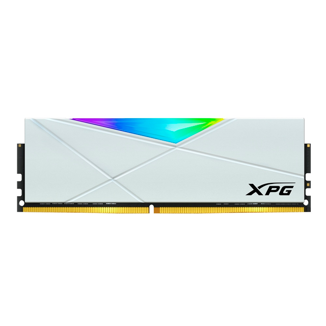 Kit de Memoria RAM DDR4 | 32GB (2 x 16GB) | 3200MT/s | CL16 | Adata XPG Spectrix D50 RGB Color Blanco | AX4U320016G16A-DW50