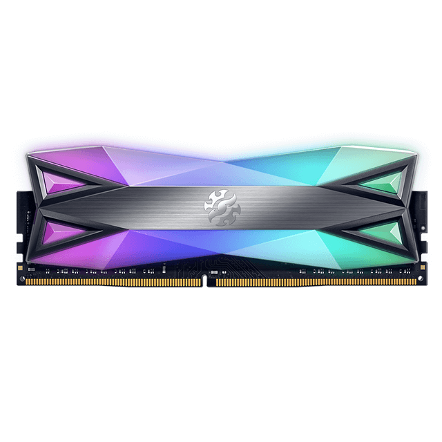 MEMORIA RAM DDR4 16GB 3200MT/s ADATA XPG SPECTRIX D60G TITANIO | AX4U320016G16A-ST60