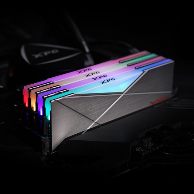 Kit de Memoria RAM Adata XPG SPECTRIX D50 DDR4 RGB | 16 GB (2 x 8 GB) | 3200 MT/s | CL16 | XMP | Tungsten Grey | AX4U32008G16A-DT50