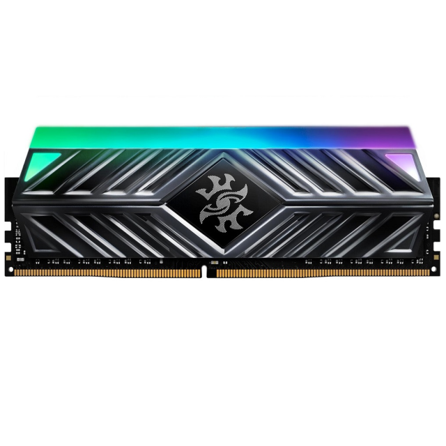 MEMORIA RAM DDR4 8GB 3200MT/s ADATA XPG SPECTRIX D41 RGB TITANIO | AX4U32008G16A-ST41