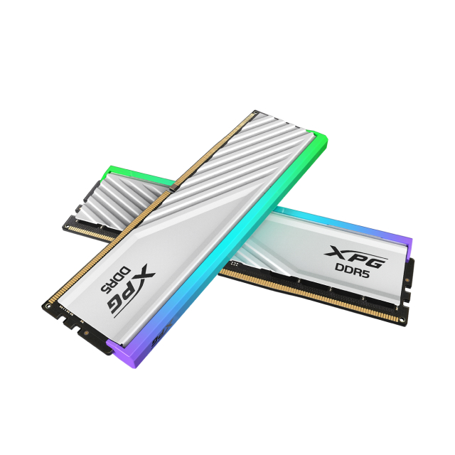 Memoria RAM XPG Lancer Blade RGB DDR5 | 16GB | DDR5 | 6000 MT/s | Non-ECC | CL48 | XMP | RGB | Blanco | AX5U6000C4816G-SLABRWH