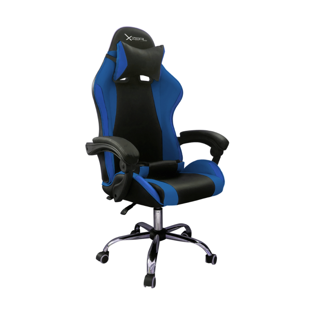 SILLA GAMER XZEAL XZ05 COLOR AZUL | VINIPIEL | XZSXZ05